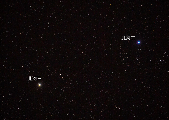 茶余星话|周日 · 视频天象 夜空中北河二的颜色明显比北河三更蓝
