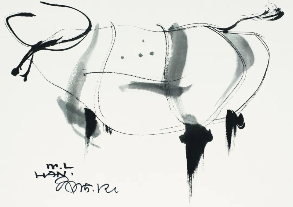 牛年来了看韩美林画笔下的牛