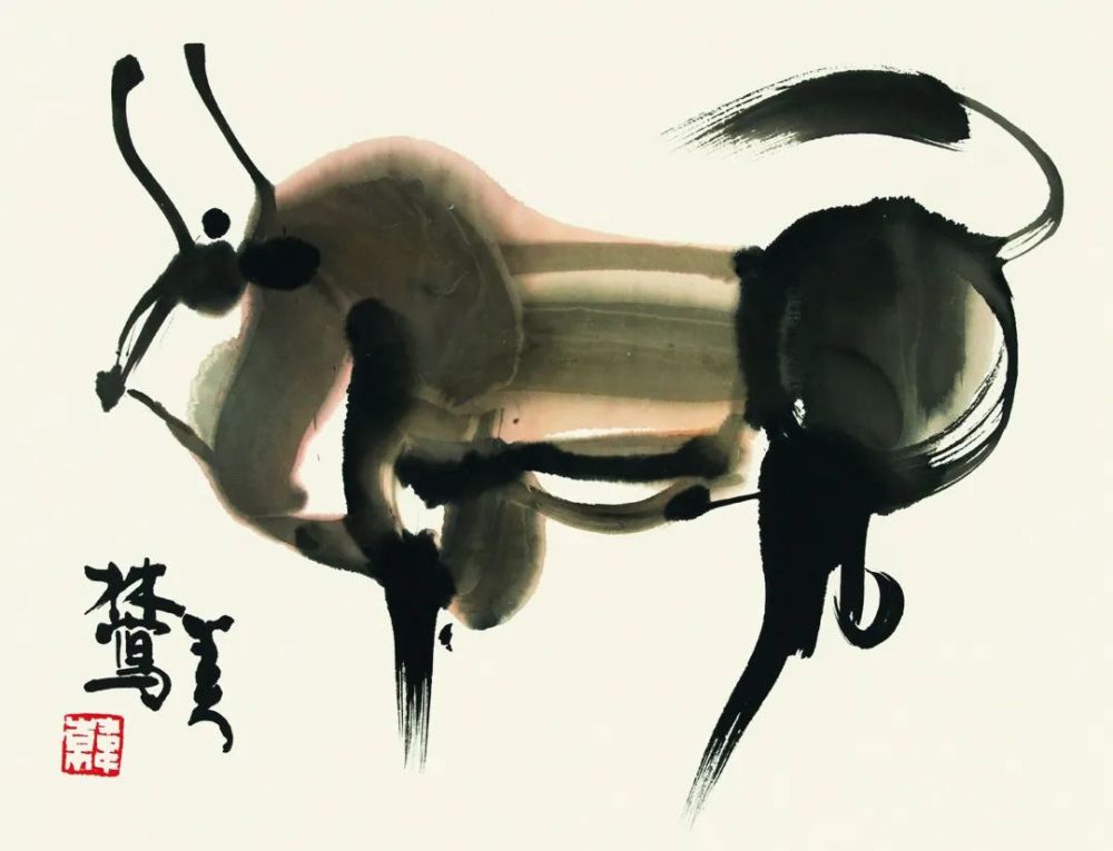 牛年来了,看韩美林画笔下的牛_腾讯新闻