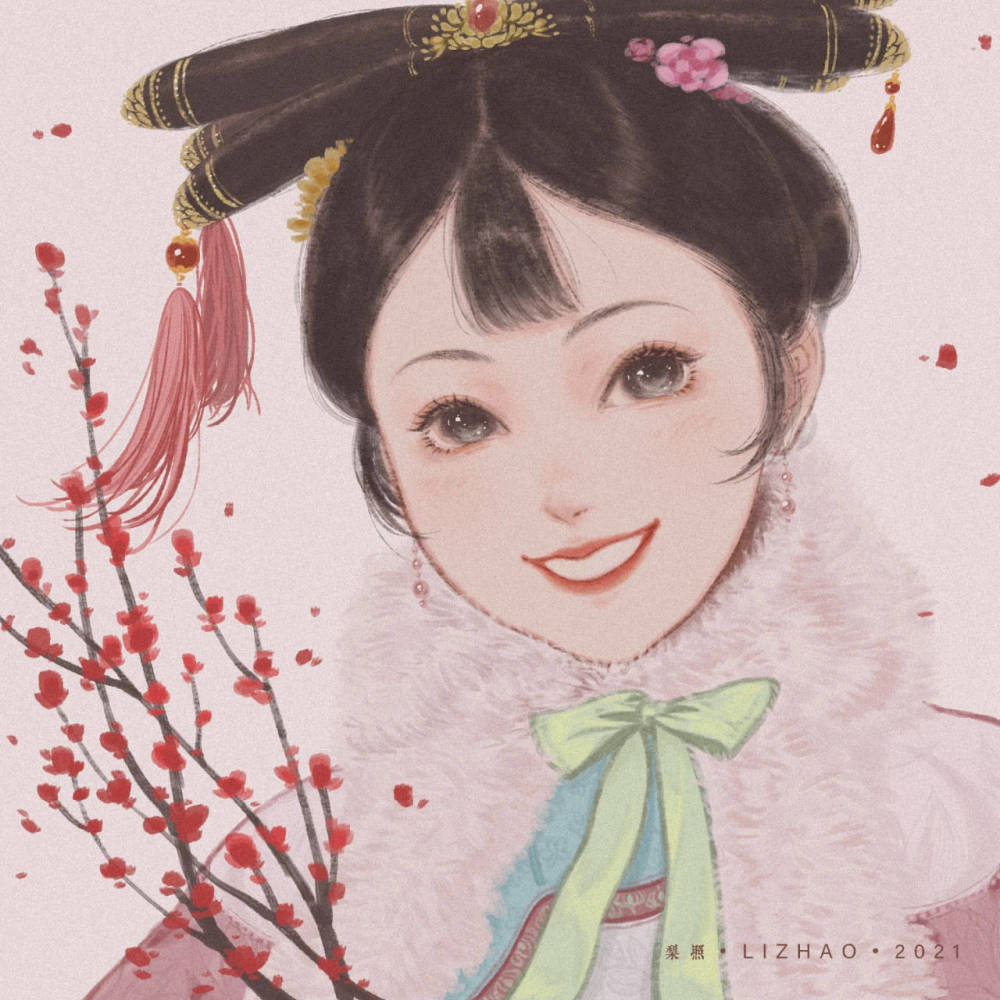 甄嬛传女生手绘头像