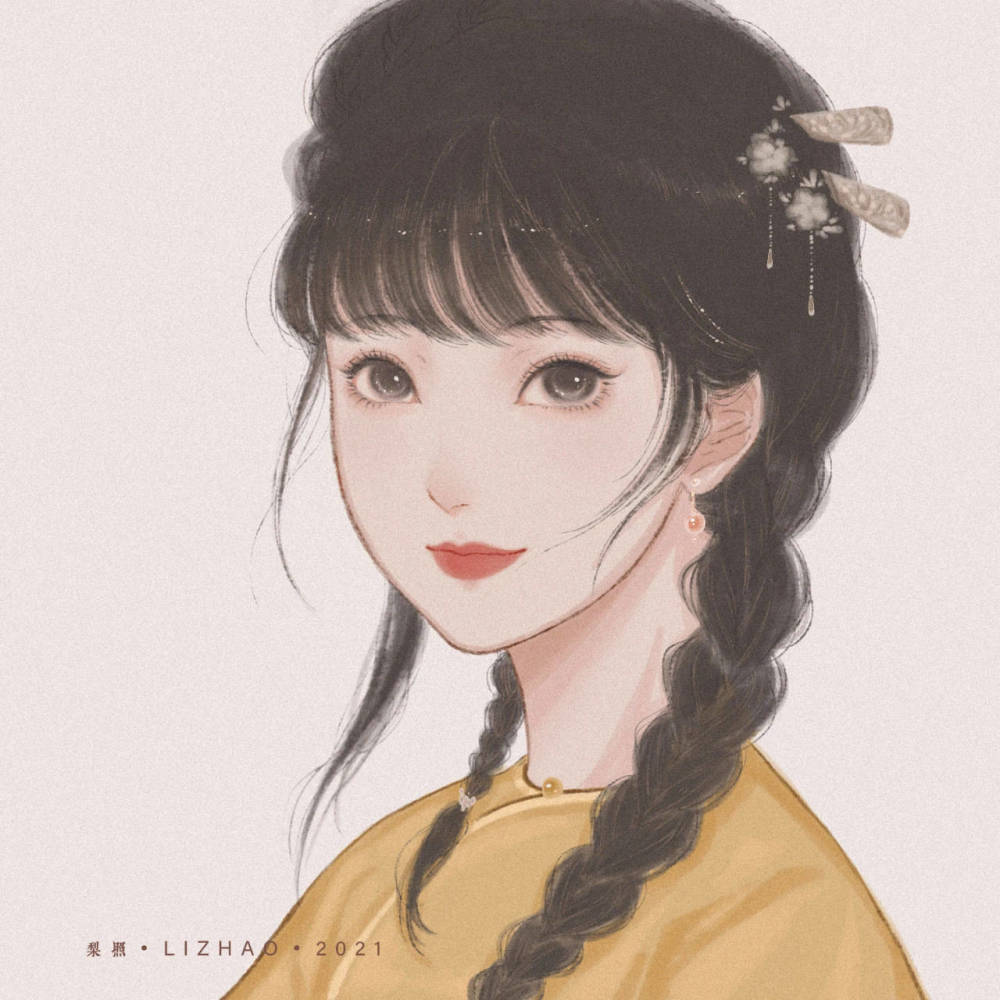 甄嬛传女生手绘头像