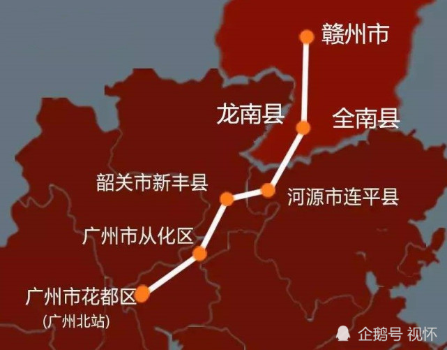 江西贛州鐵路的後備梯隊推進4條線路贛廣高鐵上榜