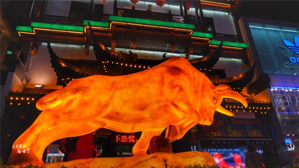 沈阳中街的彩绘牛被吐槽有人说晚上见了会害怕事实是那样吗