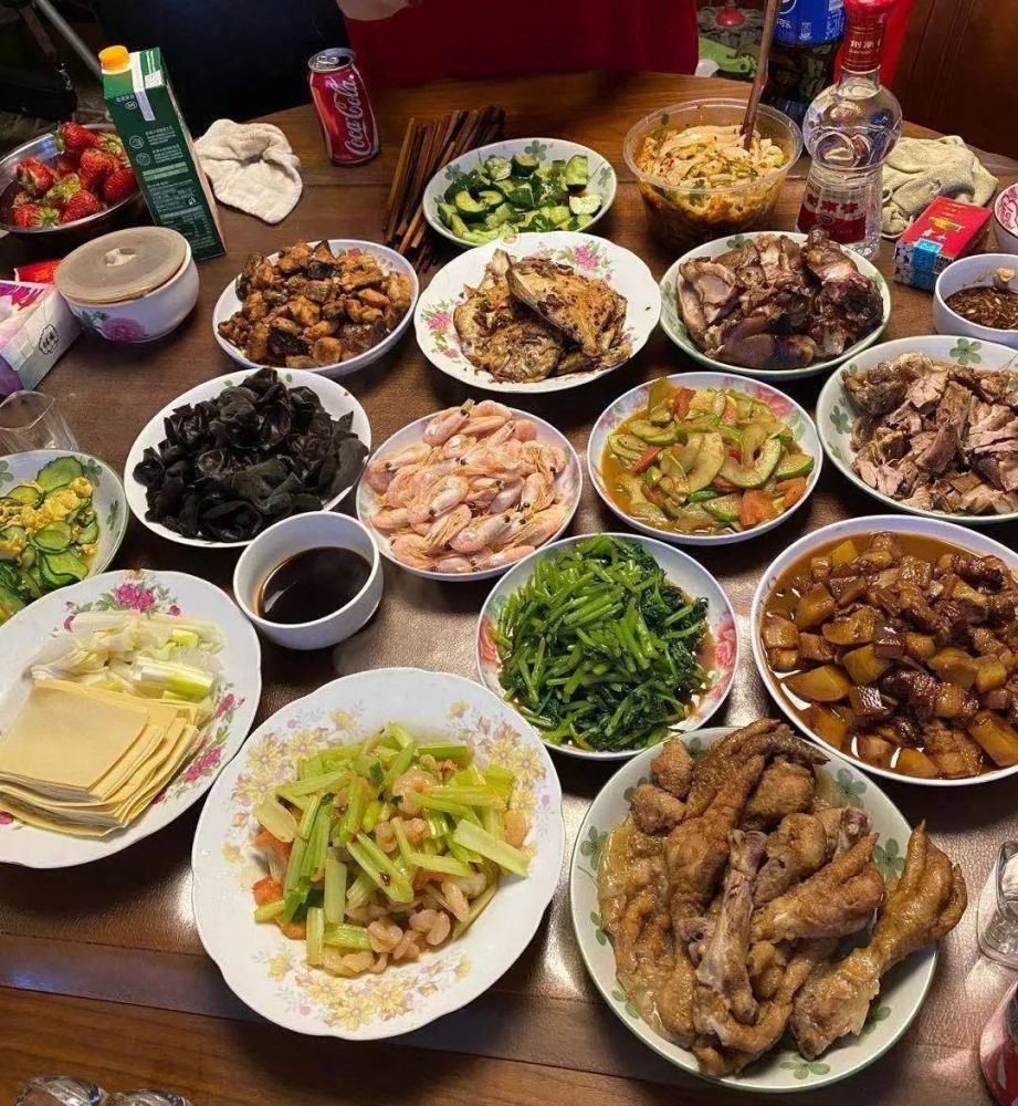 来!晒一晒大家的年夜饭