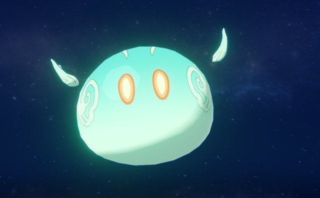 原神风史莱姆杀不死草史莱姆有药用价值玩家只是打破了气球