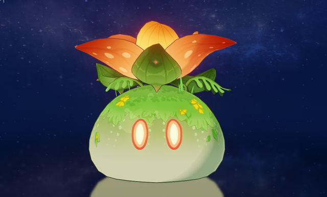 原神风史莱姆杀不死草史莱姆有药用价值玩家只是打破了气球