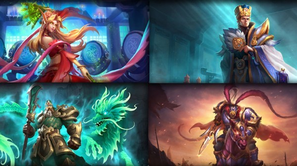 炉石三国皮肤原画别放过,不买也能白嫖,貂蝉瓦莉拉你好好看看?