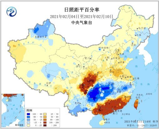 华南|气温偏高利于作物和果蔬生长，华南降水缓解旱情