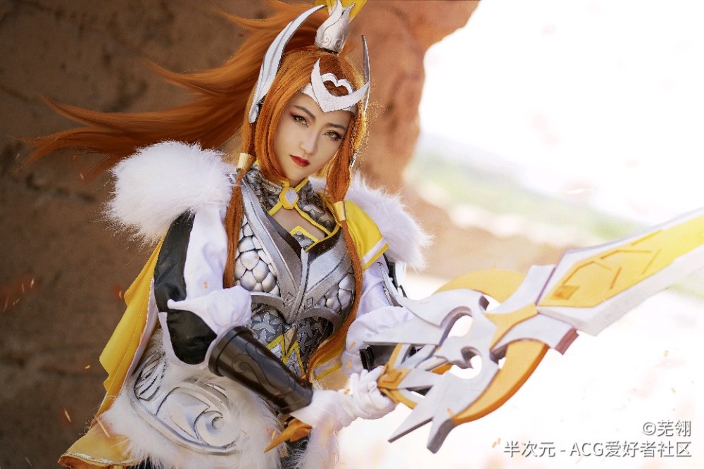 王者荣耀 花木兰 冠军飞将 cos_腾讯新闻