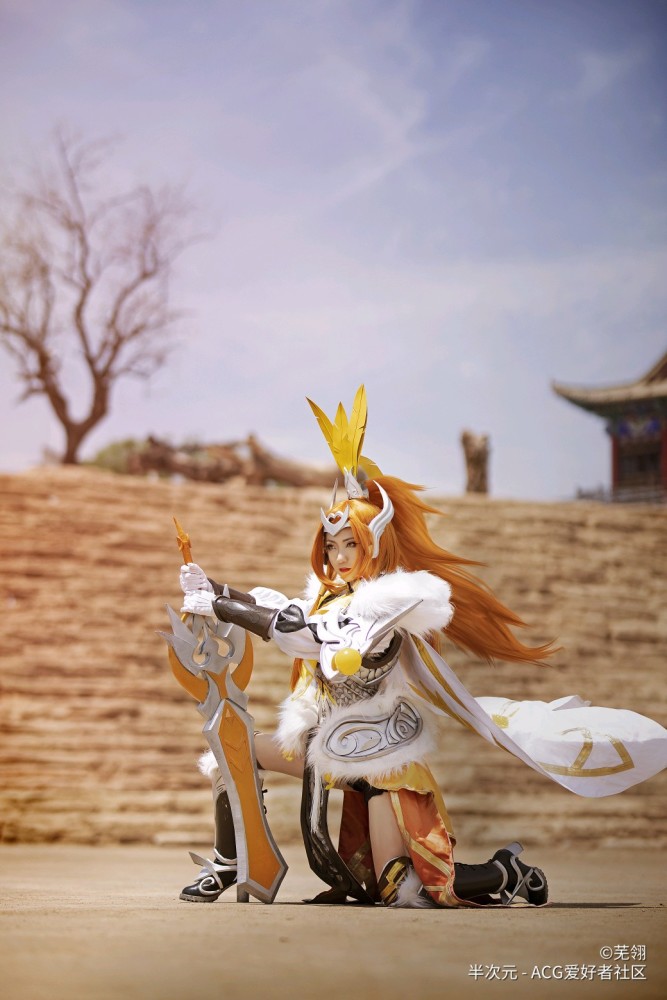 王者荣耀 花木兰 冠军飞将 cos_腾讯新闻