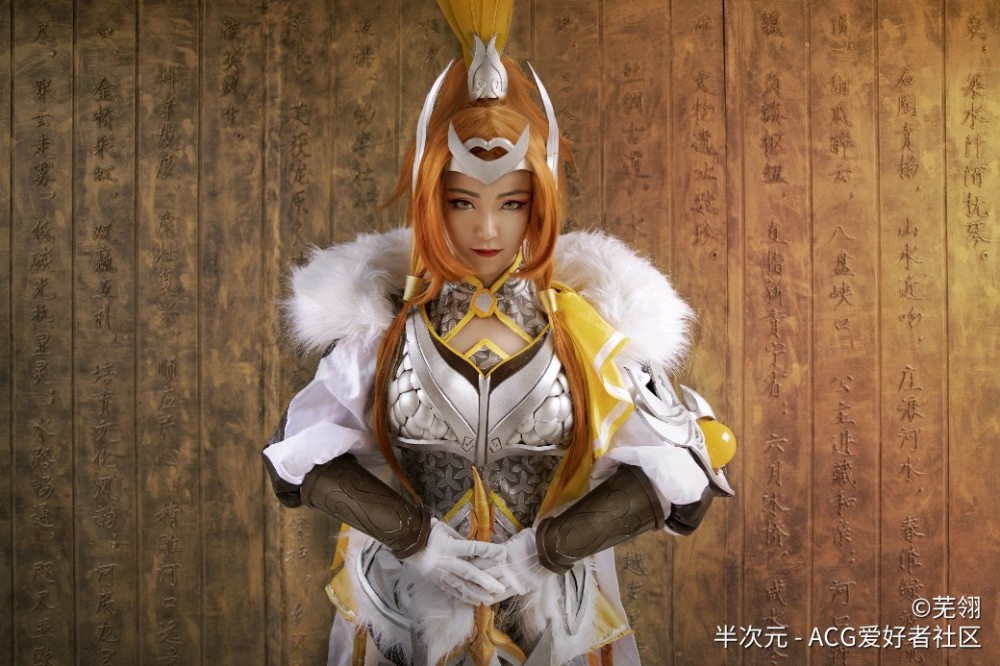 王者荣耀 花木兰 冠军飞将 cos_腾讯新闻