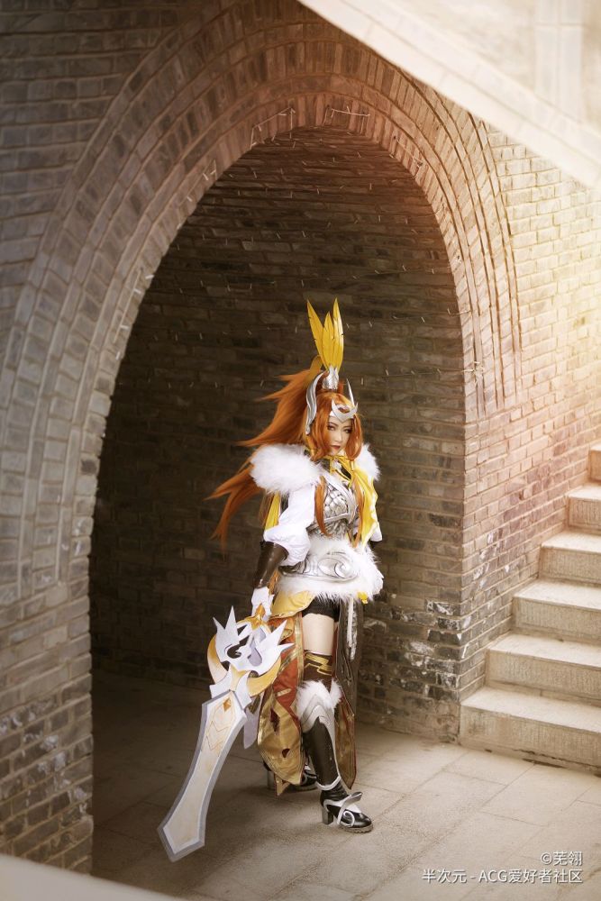 王者荣耀 花木兰 冠军飞将 cos_腾讯新闻