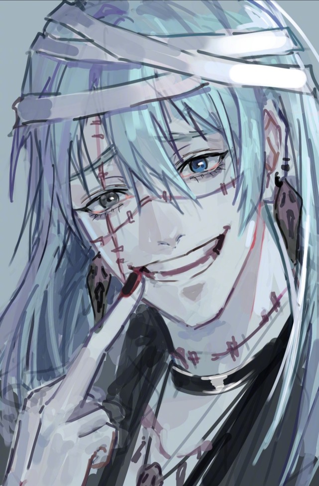 画师笔下的咒术回战五条悟怎么画怎么帅夏油变暖系帅哥