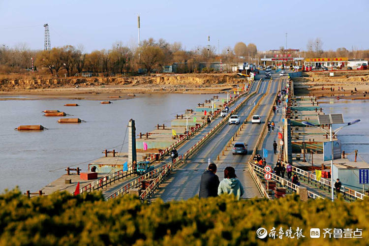 济南洛口浮桥图片