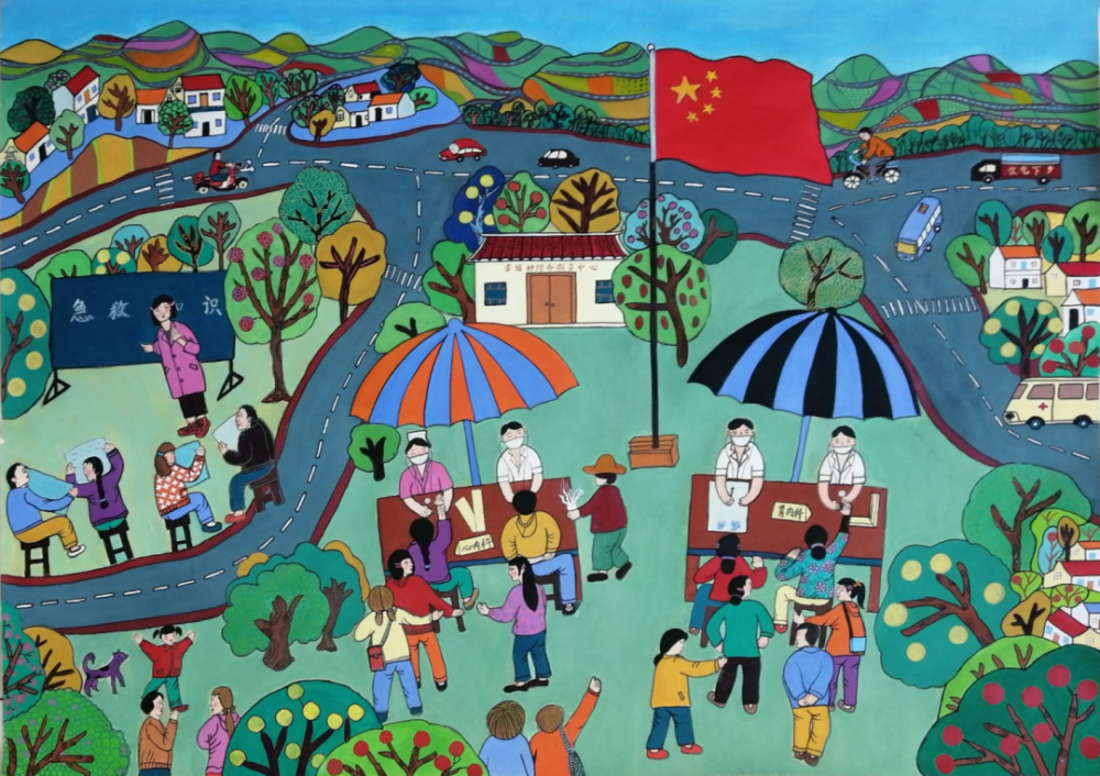 "我们的小康生活"简阳农民画云上展览