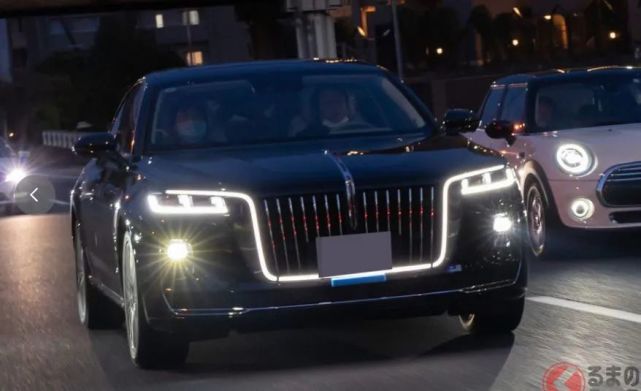 中国最高级汽车红旗首次登陆日本 腾讯网