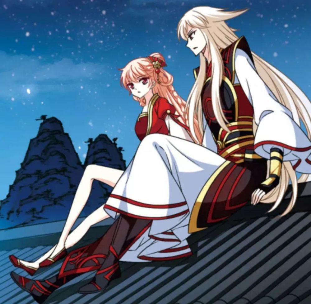 风起苍岚颜漠戈和小晚约会在屋顶一起看烟花颜晚好甜