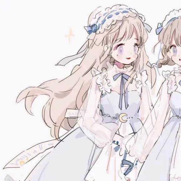 超可爱的动漫闺蜜头像