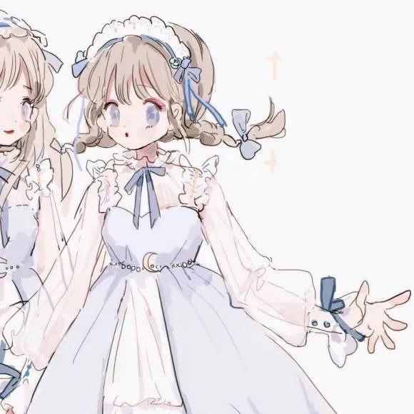 超可爱的动漫闺蜜头像