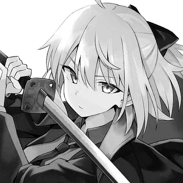 招桃花温柔动漫黑白女生头像32