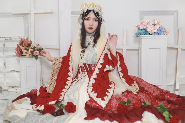 lolita装扮——吉祥天洛丽塔cosplay