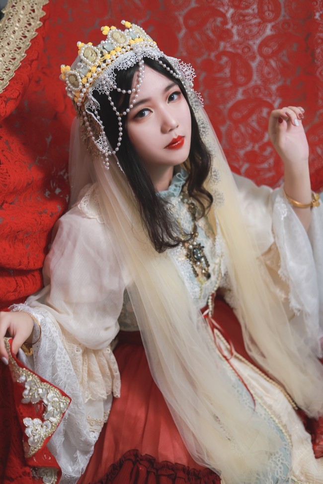 lolita装扮——吉祥天洛丽塔cosplay