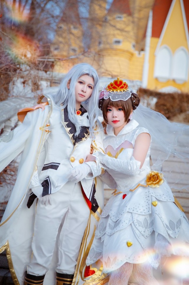 王者榮耀——小喬 純白花嫁 周瑜 真愛至上 情人節cosplay