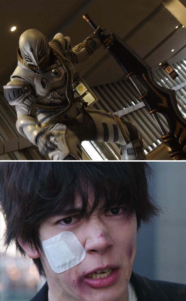 假面骑士圣刃飞羽真获得圣剑之力剑锋回归剑斩黑化变身王剑