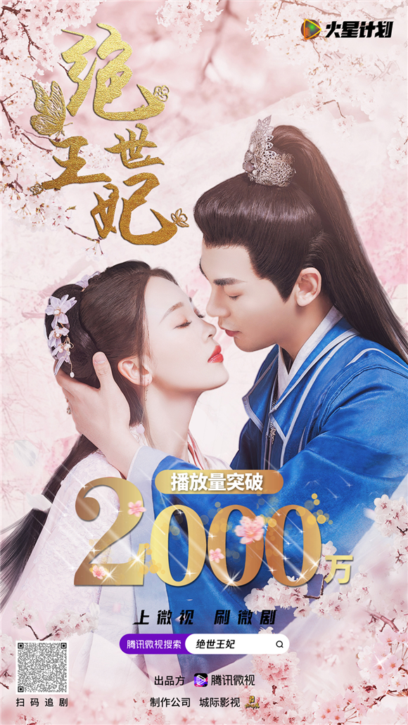 甜宠高甜微剧《绝世王妃》里青年演员明加加,陆钧彦在剧中分别出演"