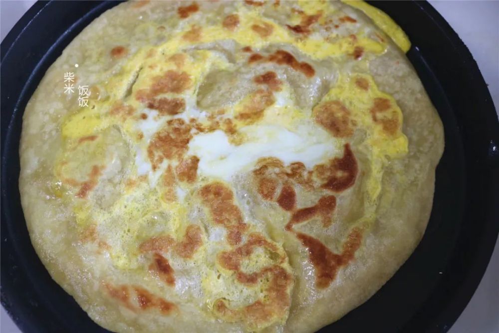 正月初四吃烙饼两种面粉搭配外酥里软米香四溢太好吃了