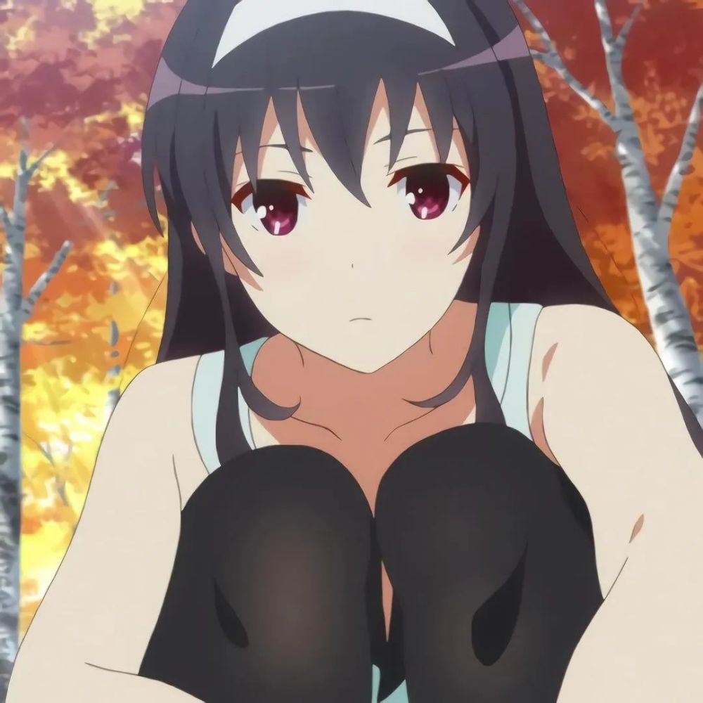 路人女主的养成方法霞之丘诗羽黑长直学姐情节人送给你呀