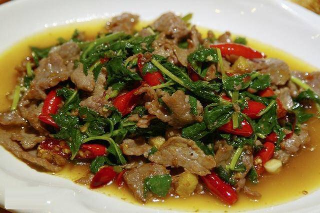 每日食谱|风味独特却下饭——薄荷牛肉