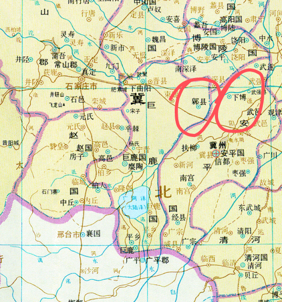 古黄河曾经穿越河北省深州市大禹治水来过这里