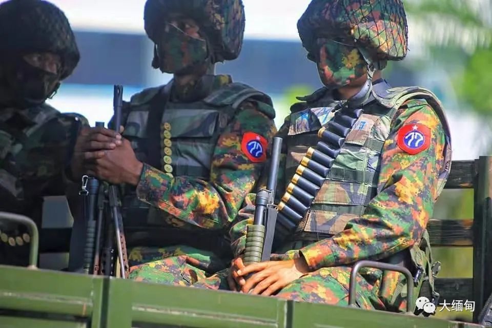 缅军77师进仰光,部分脏心烂肺的网民质疑其肤色_腾讯新闻