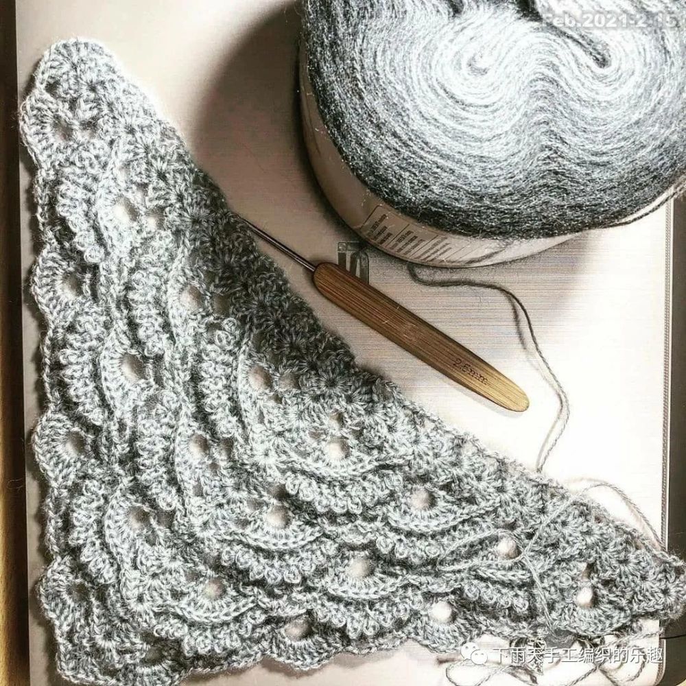 漂亮的钩针披肩花样每一款都很不错哦