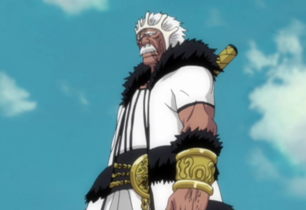 二,2号:拜勒岗·鲁伊森帮,身材十分魁梧健硕,是年龄最大的破面,长着一