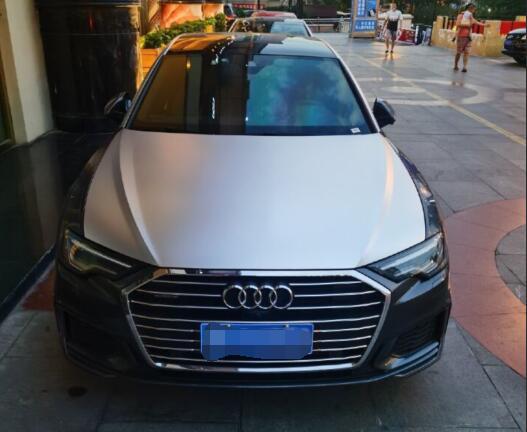 "新潮"版奥迪a6来袭,双色车身 2.0t,实车比宝马5系帅气