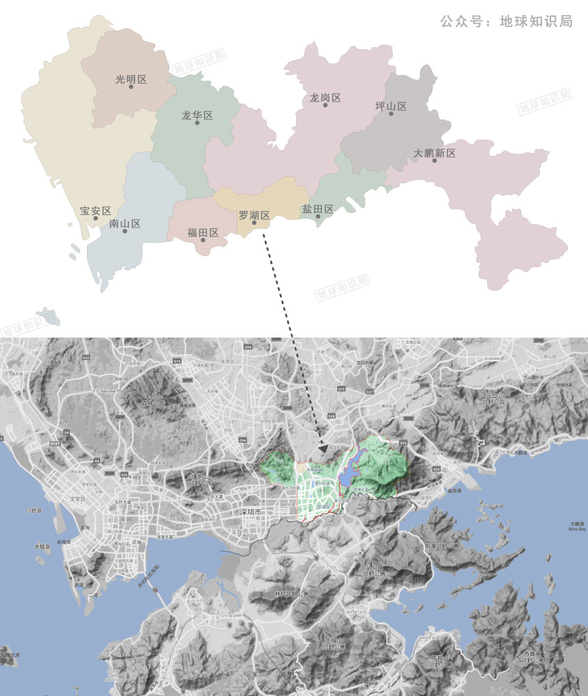 深圳的中心在哪里地球知识局