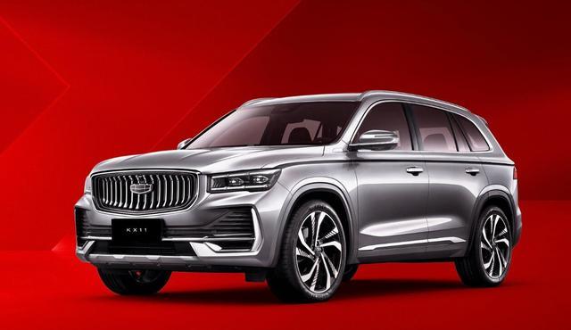 实车质感相当出色吉利kx11低伪装实拍图曝光