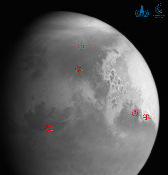 阿联酋火星探测器|阿联酋火星探测器首张照片深度分析：三座盾状火山见证了恐龙灭绝