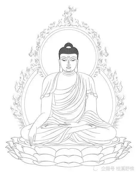 初学者画时注意断线|工笔画|佛像|白描|绘画|唐卡|画法