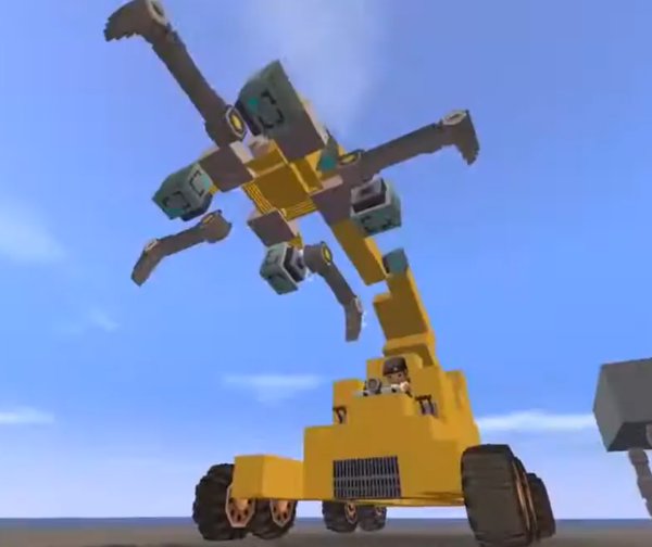 迷你世界:实用挖掘载具设计,多种挖掘机械,玩家发现了新玩法!