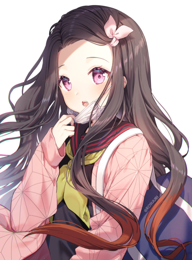 鬼灭之刃壁纸推荐!祢豆子不管怎样都好可爱啊!|鬼灭之刃|祢豆子|壁纸