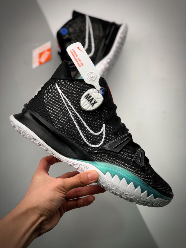 nk kyrie 7 "bk black" 灭世纯原欧文七代 实战天花