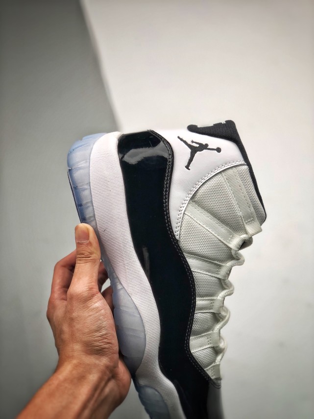 airjordan11concord康扣aj11黑白高帮康扣