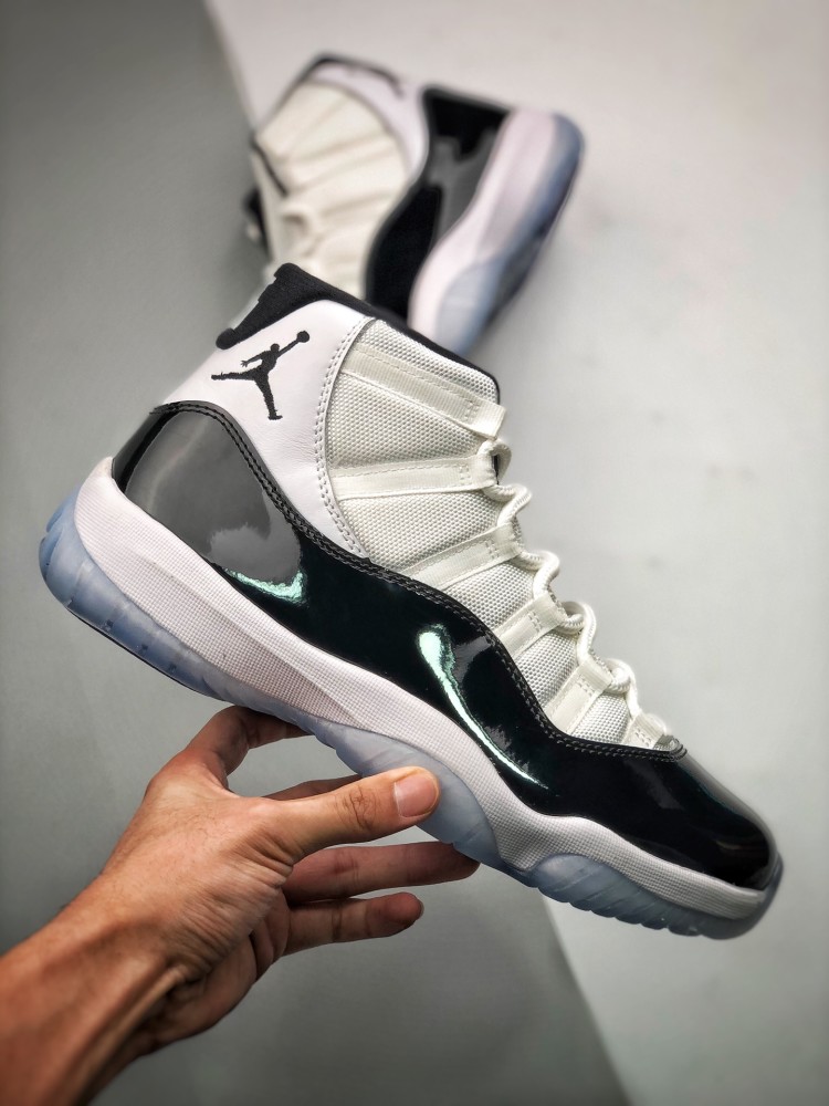 airjordan11concord康扣aj11黑白高帮康扣