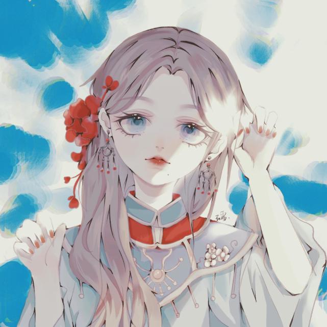 放在心尖上的女孩大概做梦都是甜的|女生头像|动漫|半次元|头像|原画