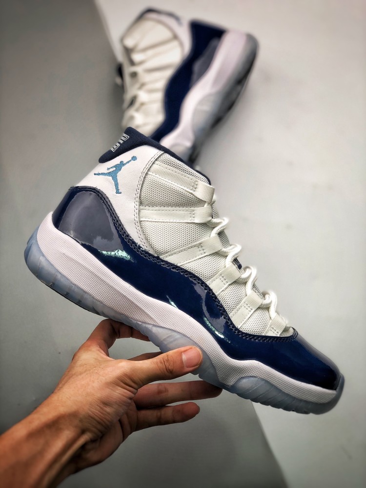 air jordan 11 "unc" aj11午夜蓝 乔治城_腾讯新闻