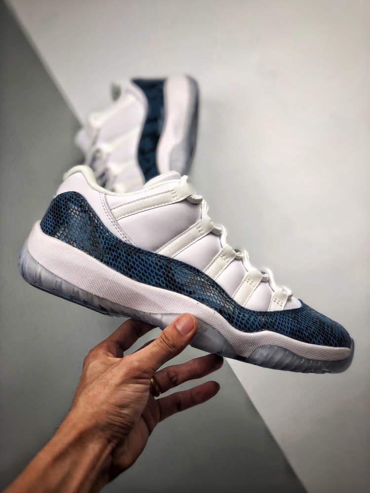 "navy snakeskin" aj11午夜蓝/蓝蛇纹