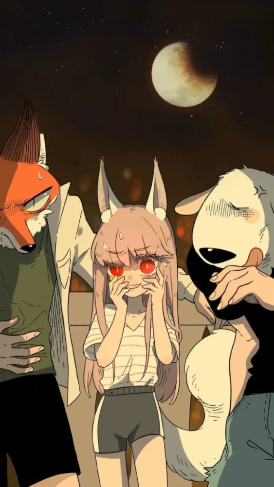 动漫图集丨废柴狐阿桔系列壁纸背景